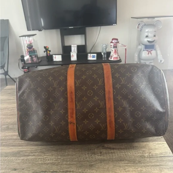 Louis Vuitton Brown Monogram Duffel Bag